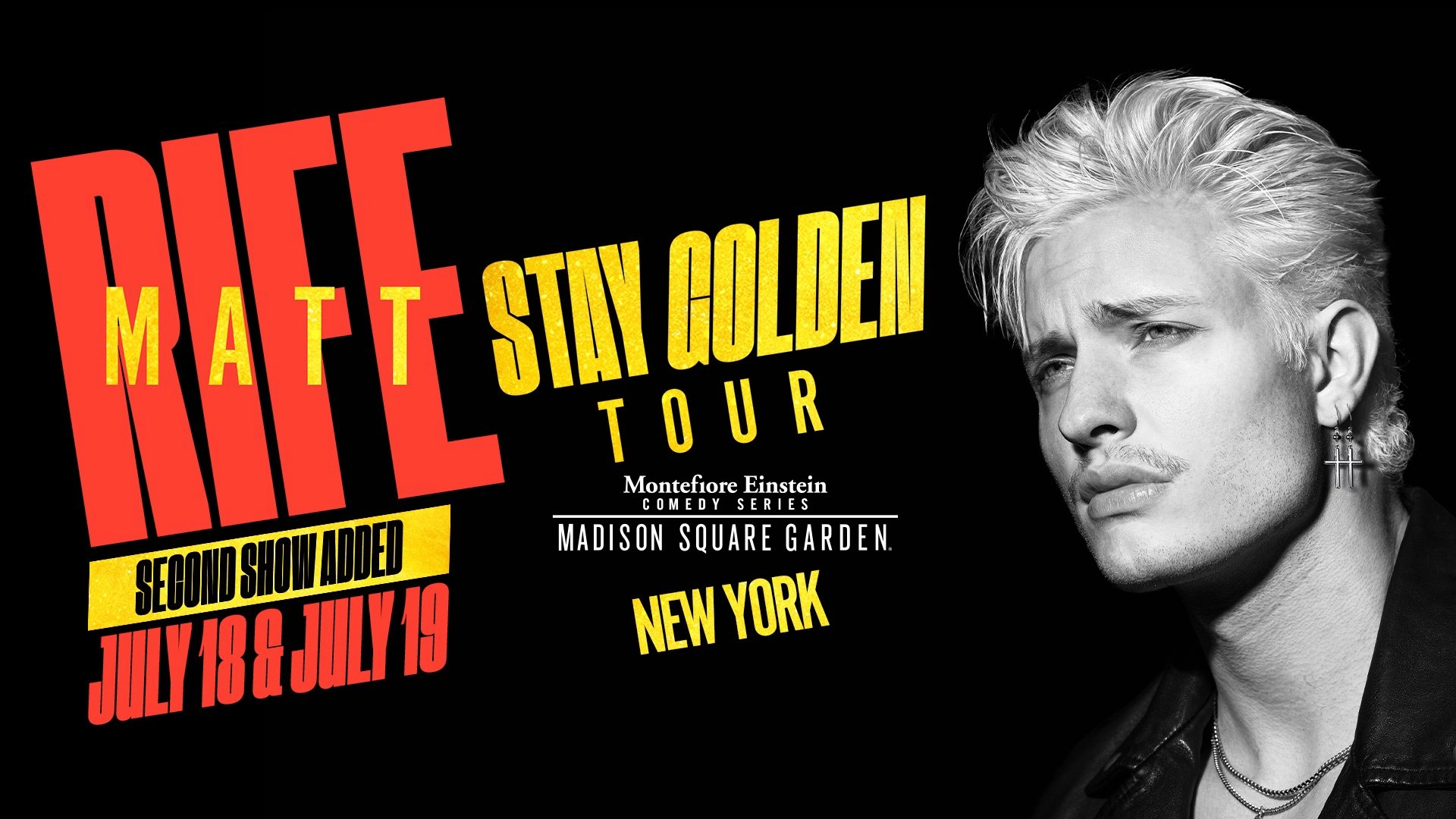 Billets Matt Rife (Madison Square Garden - New York)