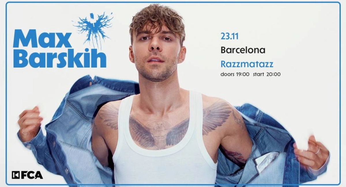 Billets Max Barskih (Razzmatazz - Barcelone)