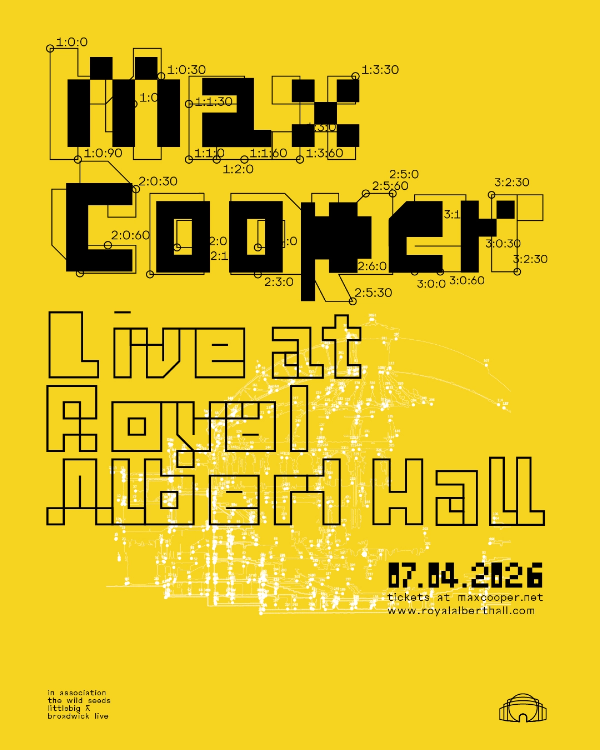 Billets Max Cooper (Royal Albert Hall - Londres)