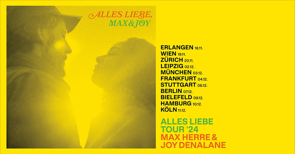 Max Herre - Joy Denalane - Alles Liebe Tour '24 al Lokschuppen Bielefeld Tickets