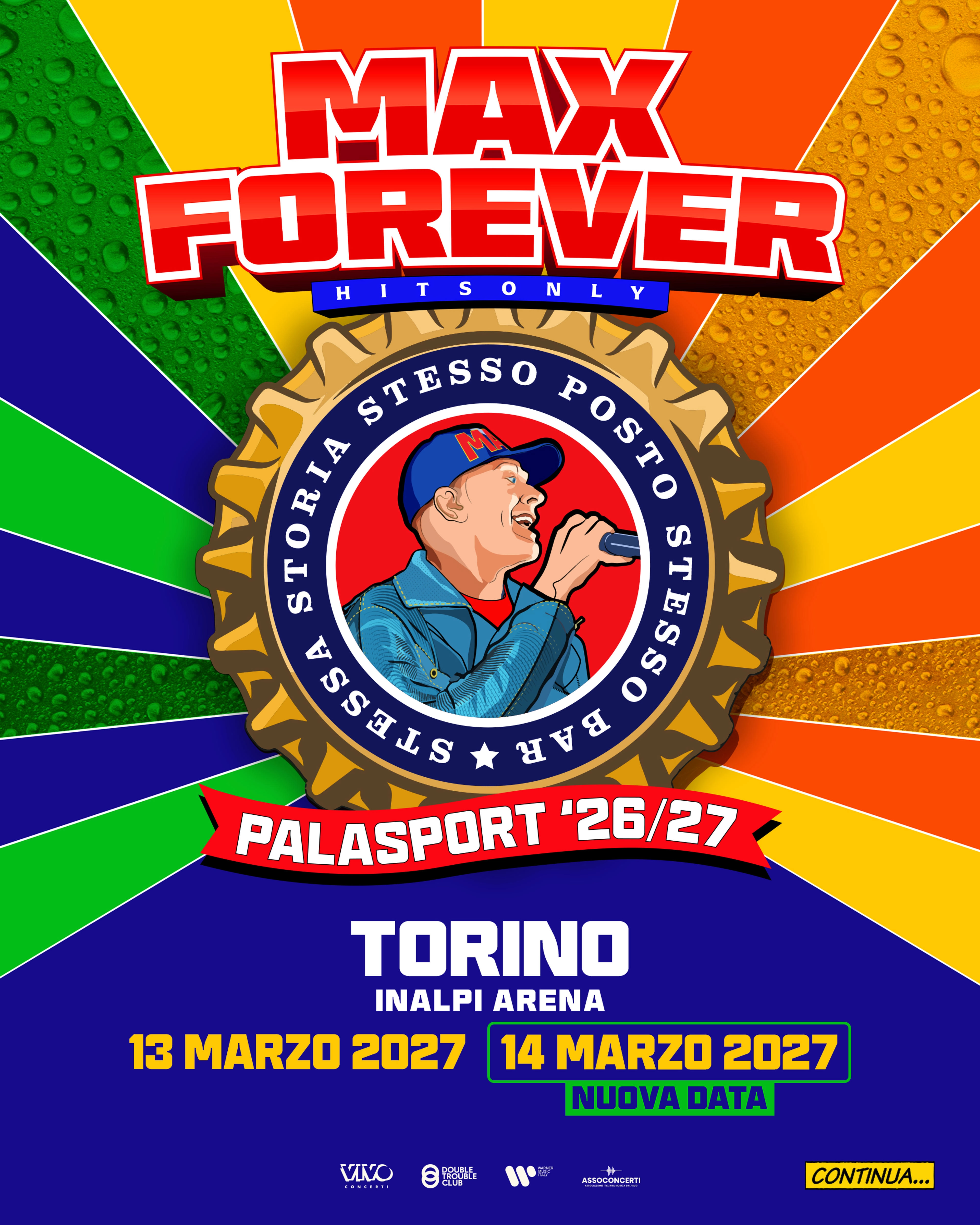 Max Pezzali al Inalpi Arena Tickets