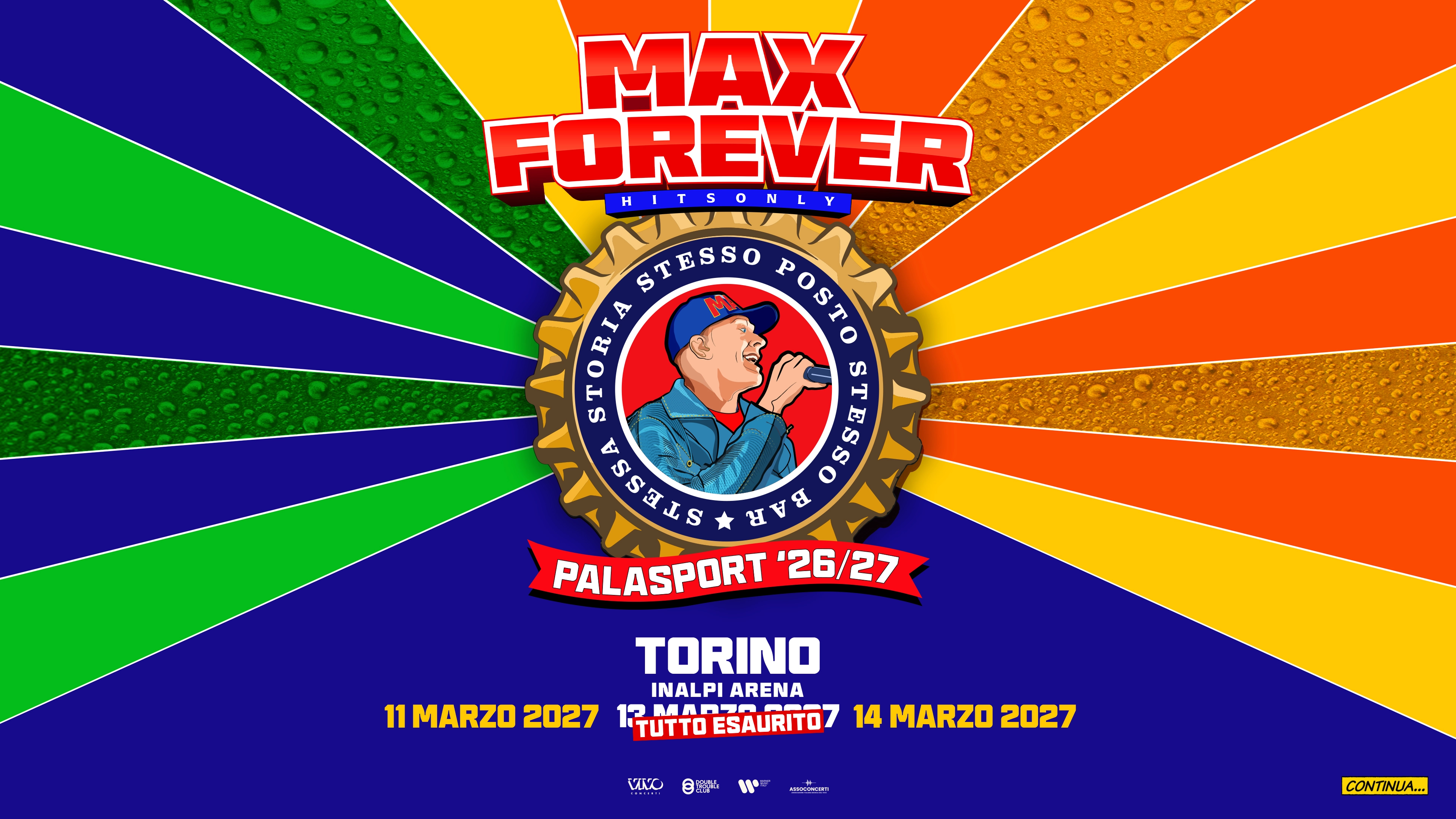 Max Pezzali al Inalpi Arena Tickets