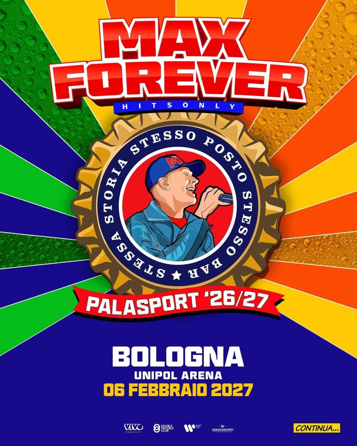 Max Pezzali al Unipol Arena Tickets