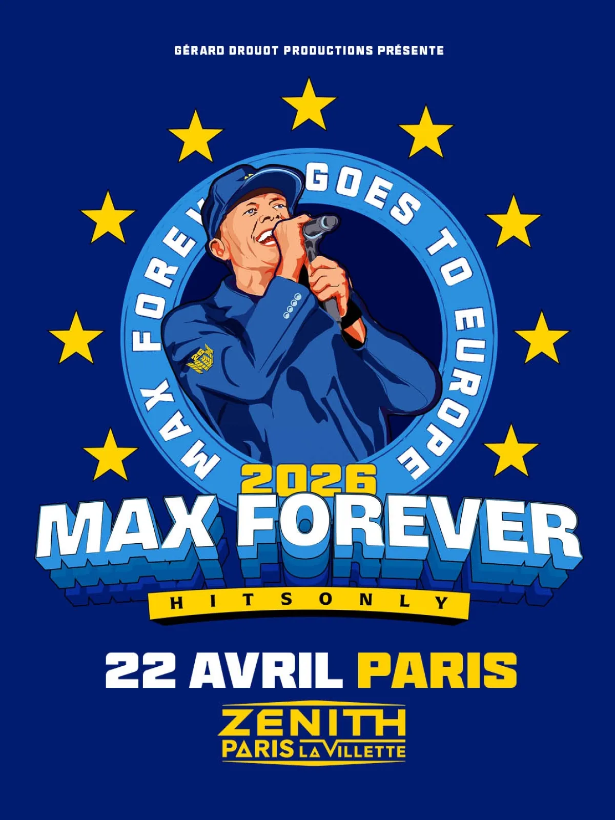 Billets Max Pezzali (Zenith Paris - Paris)
