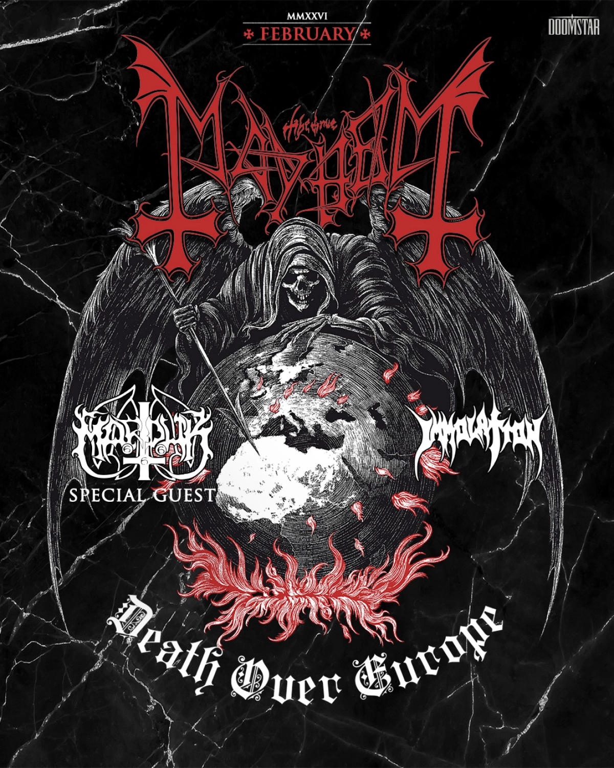 Billets Mayhem - Marduk - Immolation (Elysee Montmartre - Paris)