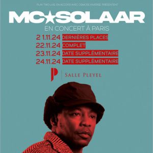 MC Solaar in der Salle Pleyel Tickets