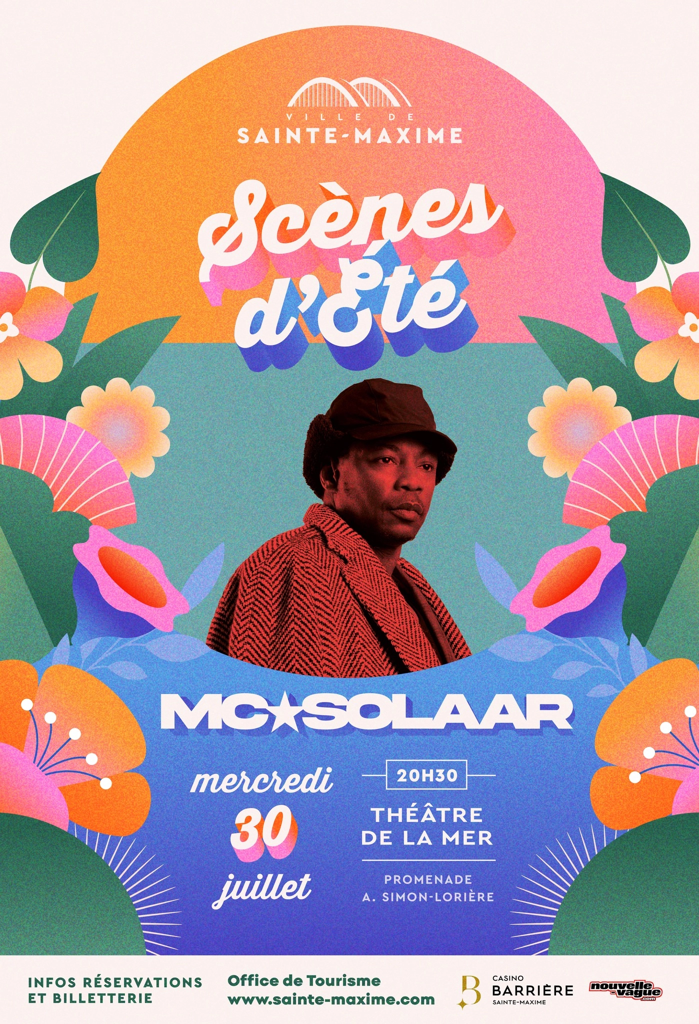 Billets MC Solaar (Theatre De La Mer Sainte Maxime - Sainte Maxime)