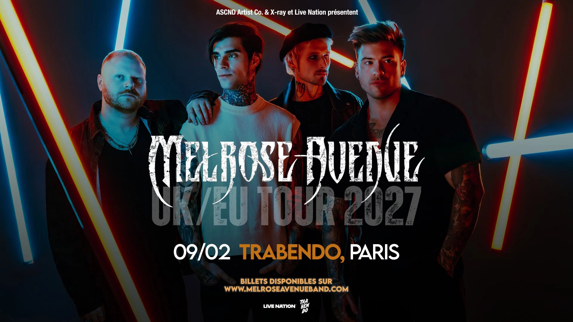 Melrose Avenue en Le Trabendo Tickets