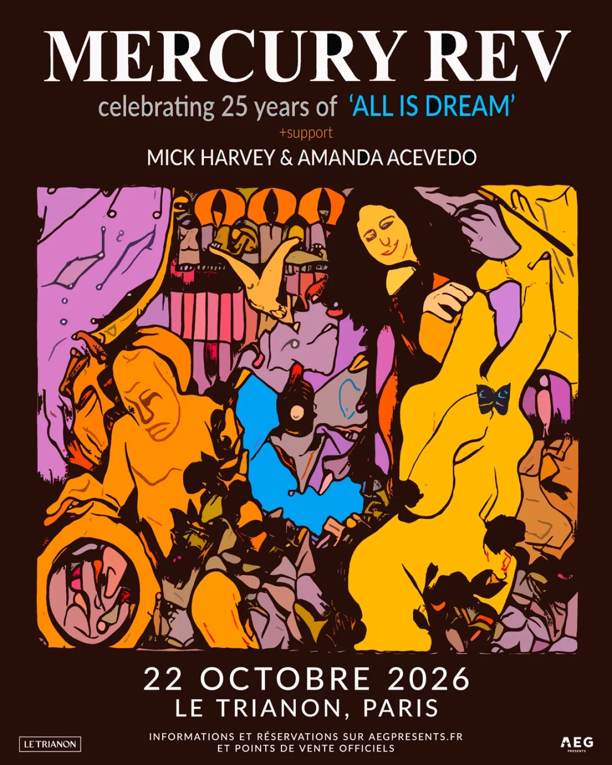 Mercury Rev en Le Trianon Tickets