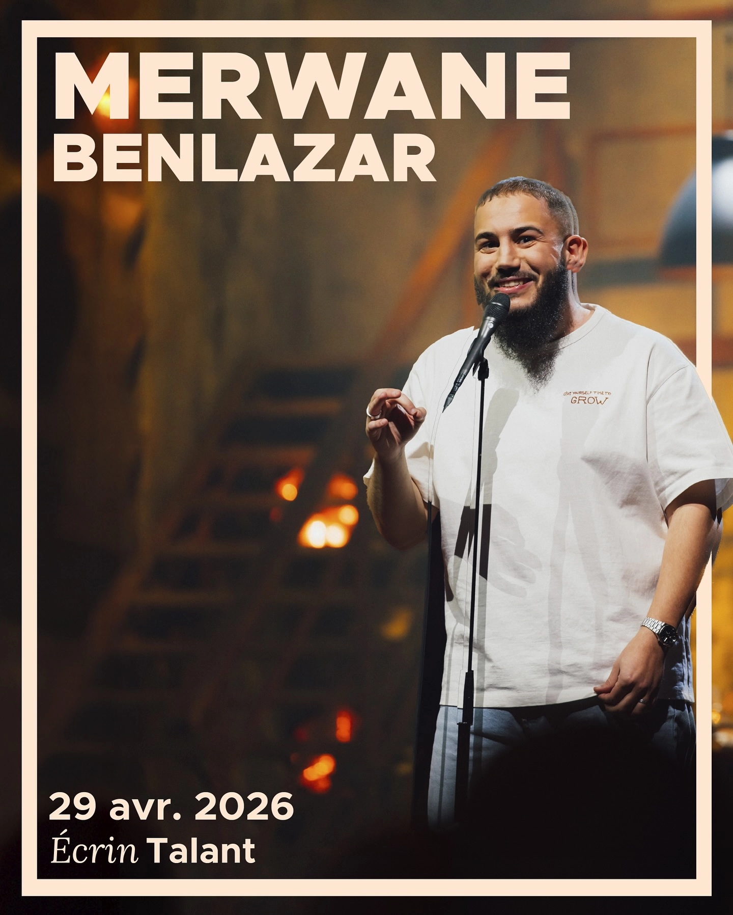 Merwane Benlazar at L'Écrin Talant Tickets