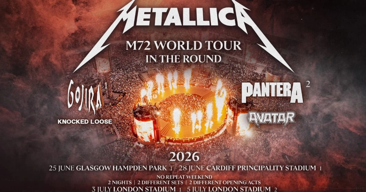 Billets Metallica (London Stadium - Londres)