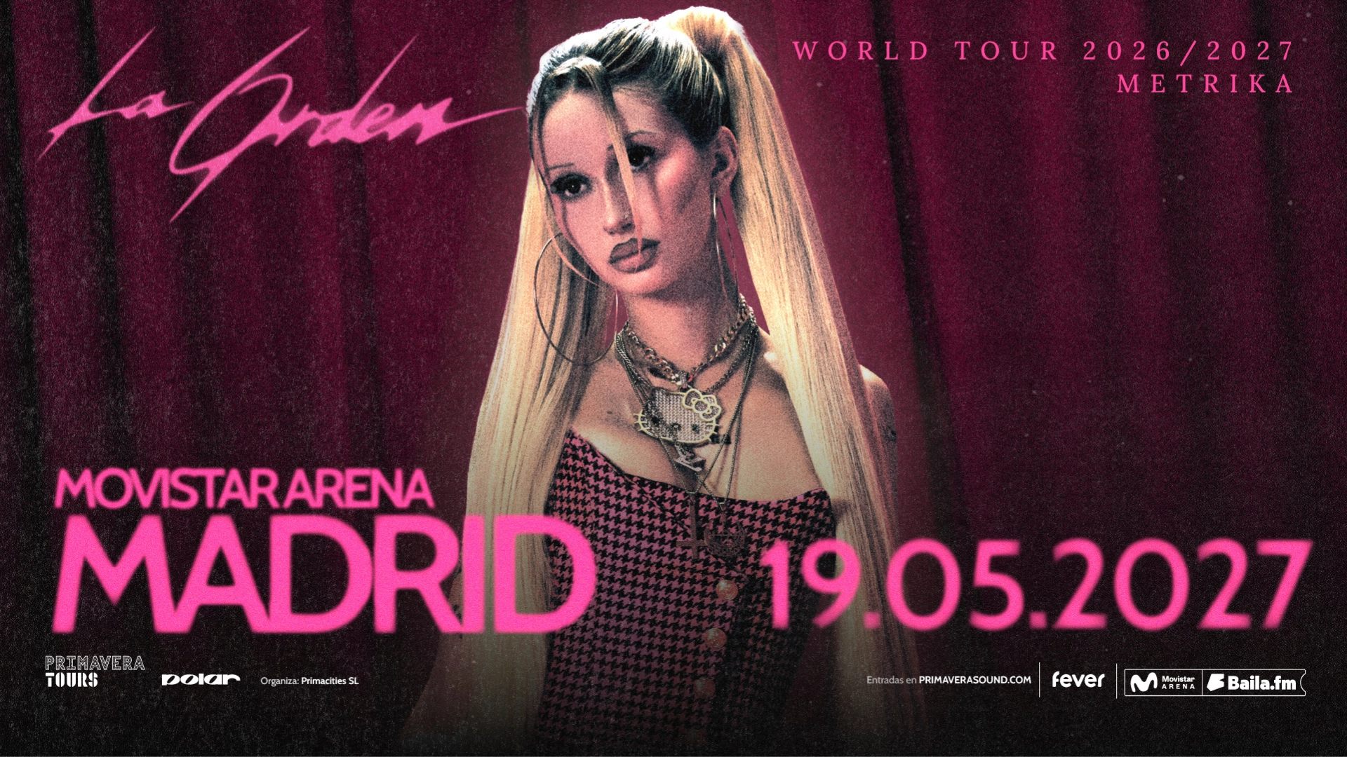 Billets Métrika (Movistar Arena Madrid - Madrid)