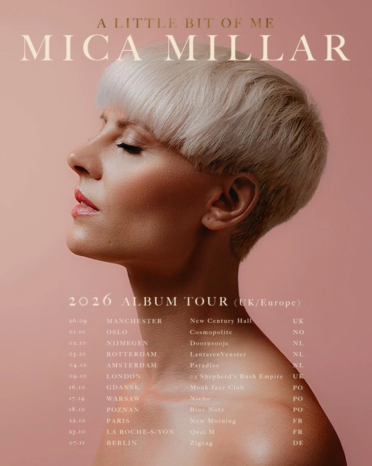 Mica Millar at O2 Shepherds Bush Empire Tickets