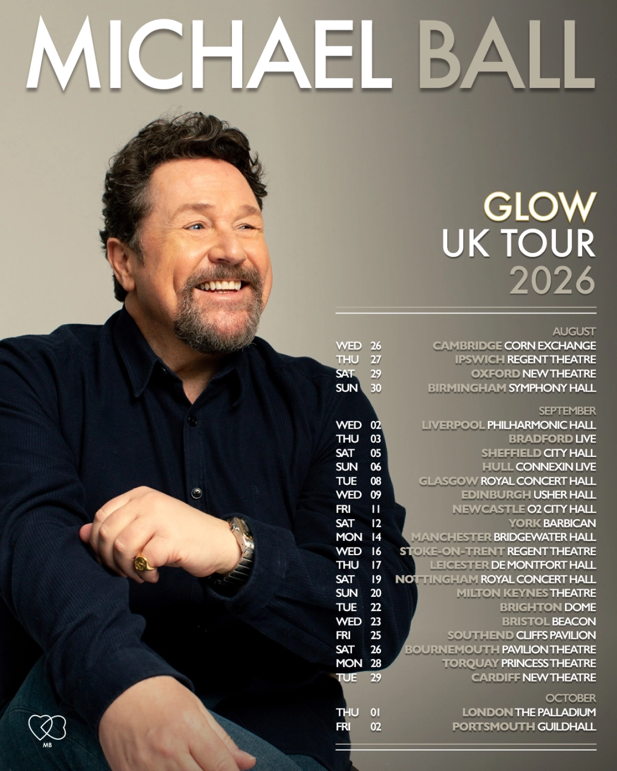 Billets Michael Ball (Liverpool Philharmonic Hall - Liverpool)