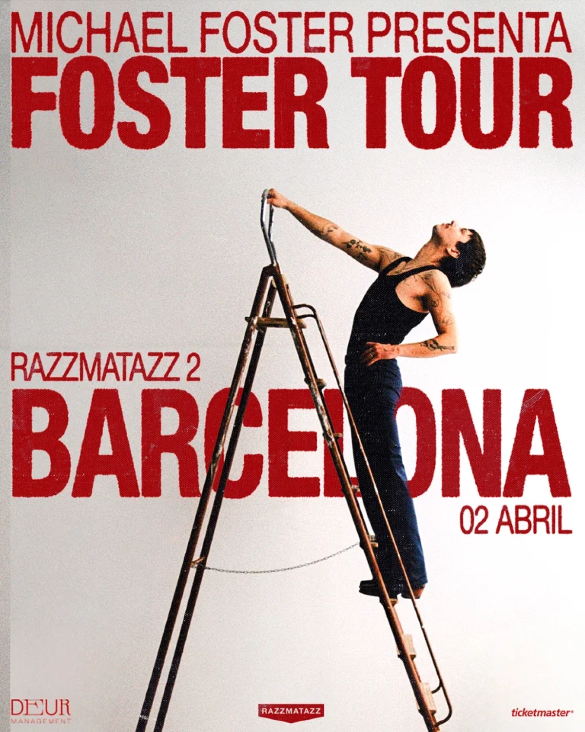 Billets Michael Foster (Razzmatazz - Barcelone)