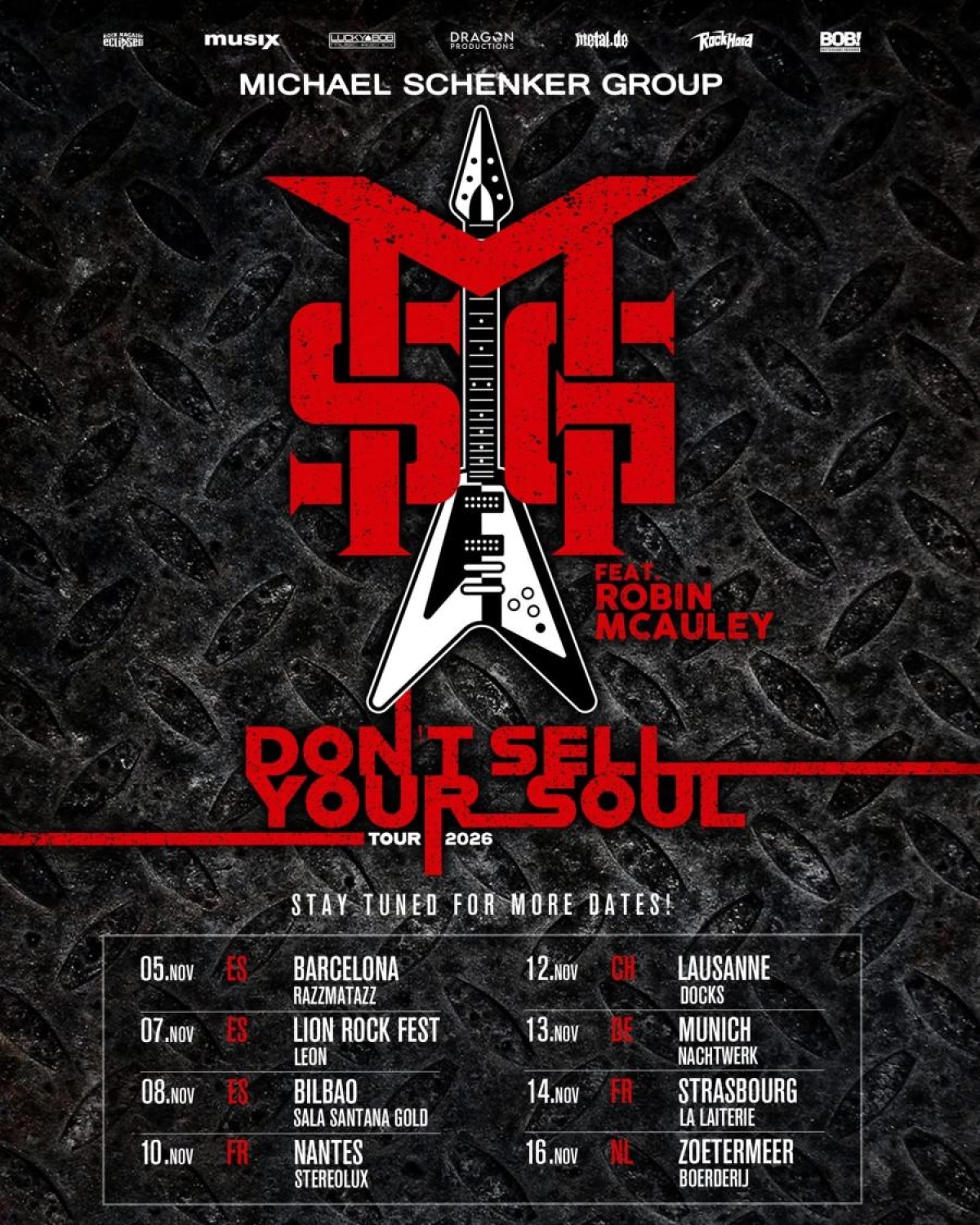 Billets Michael Schenker (Razzmatazz - Barcelone)