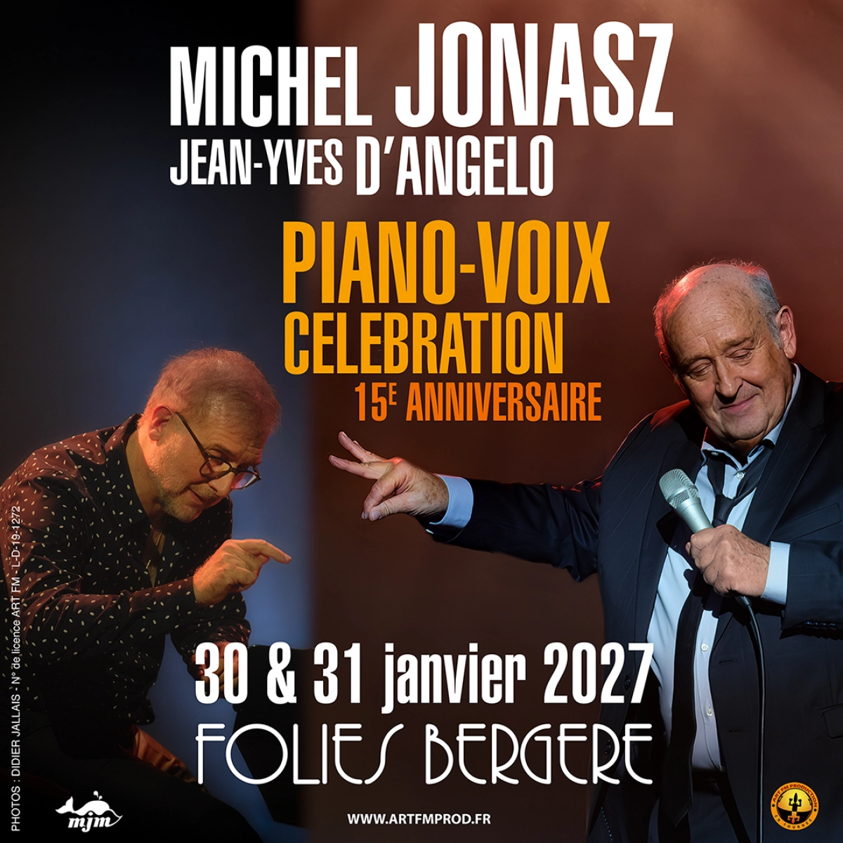 Billets Michel Jonasz (Folies Bergere - Paris)
