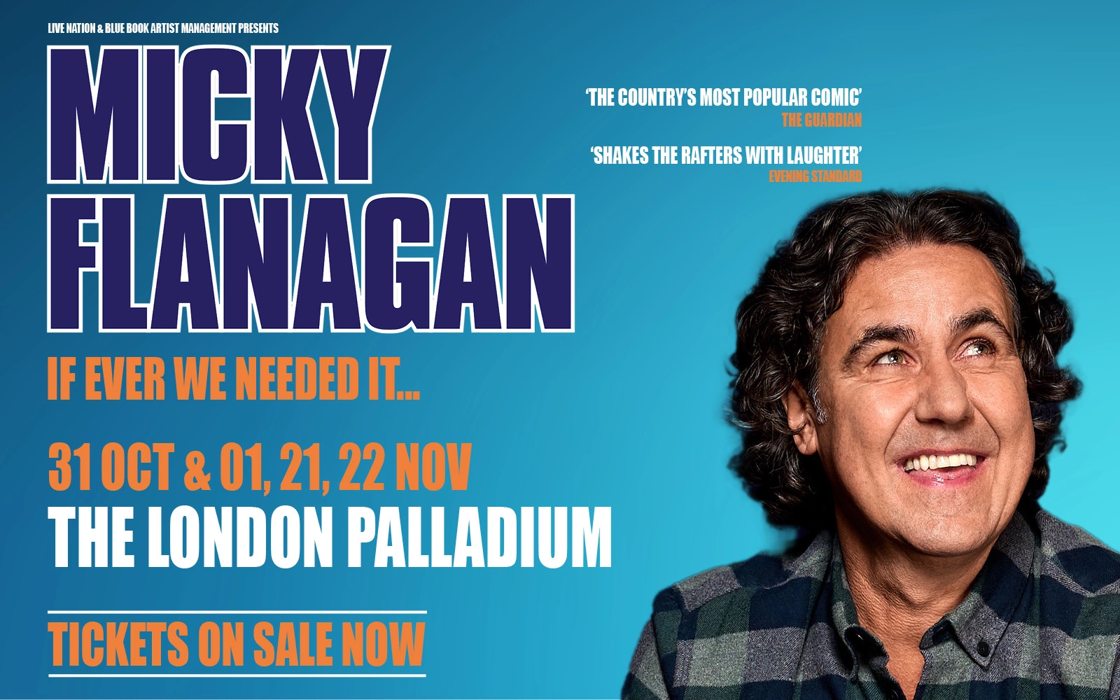 Micky Flanagan at London Palladium Tickets