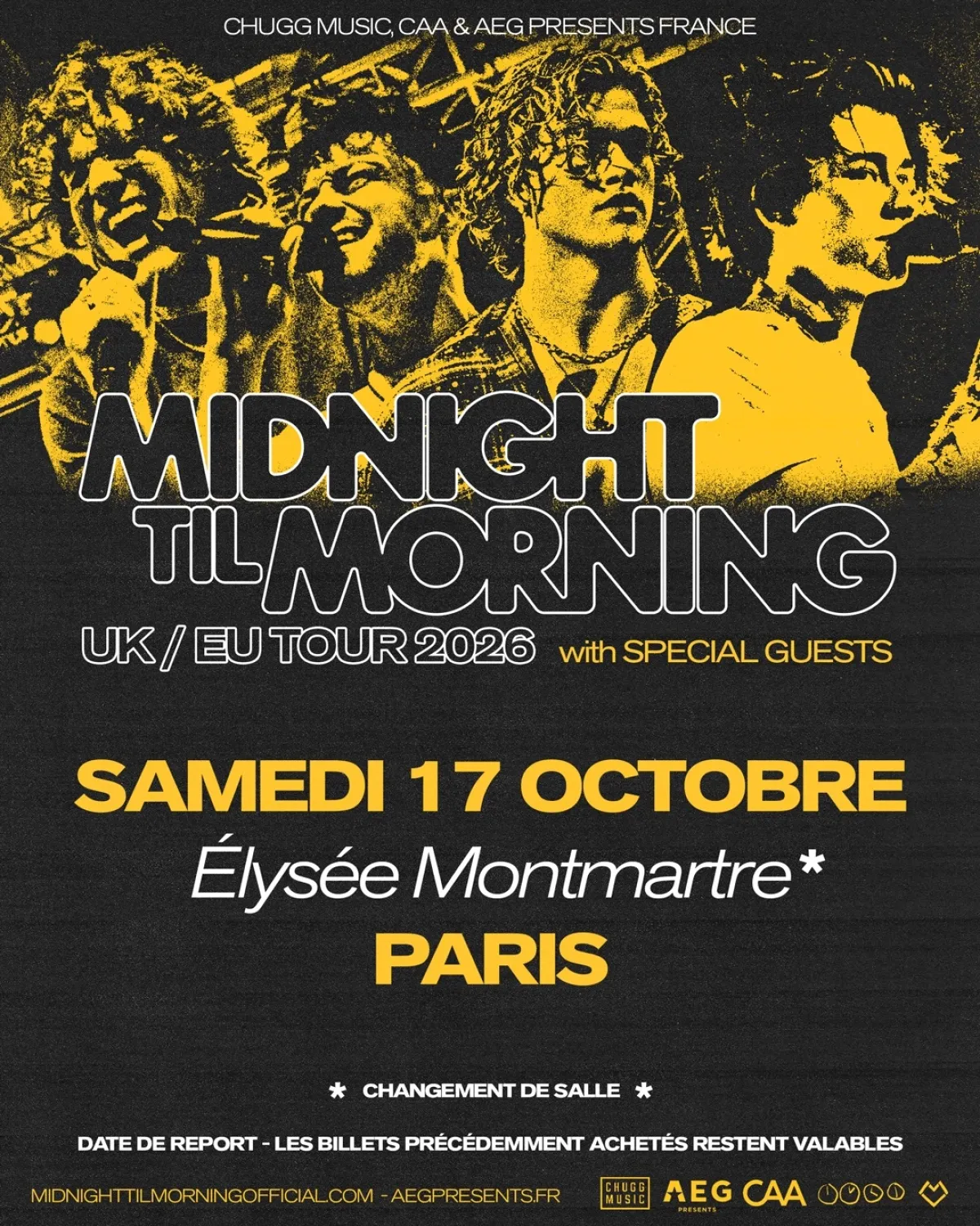 Midnight Til Morning at Elysee Montmartre Tickets