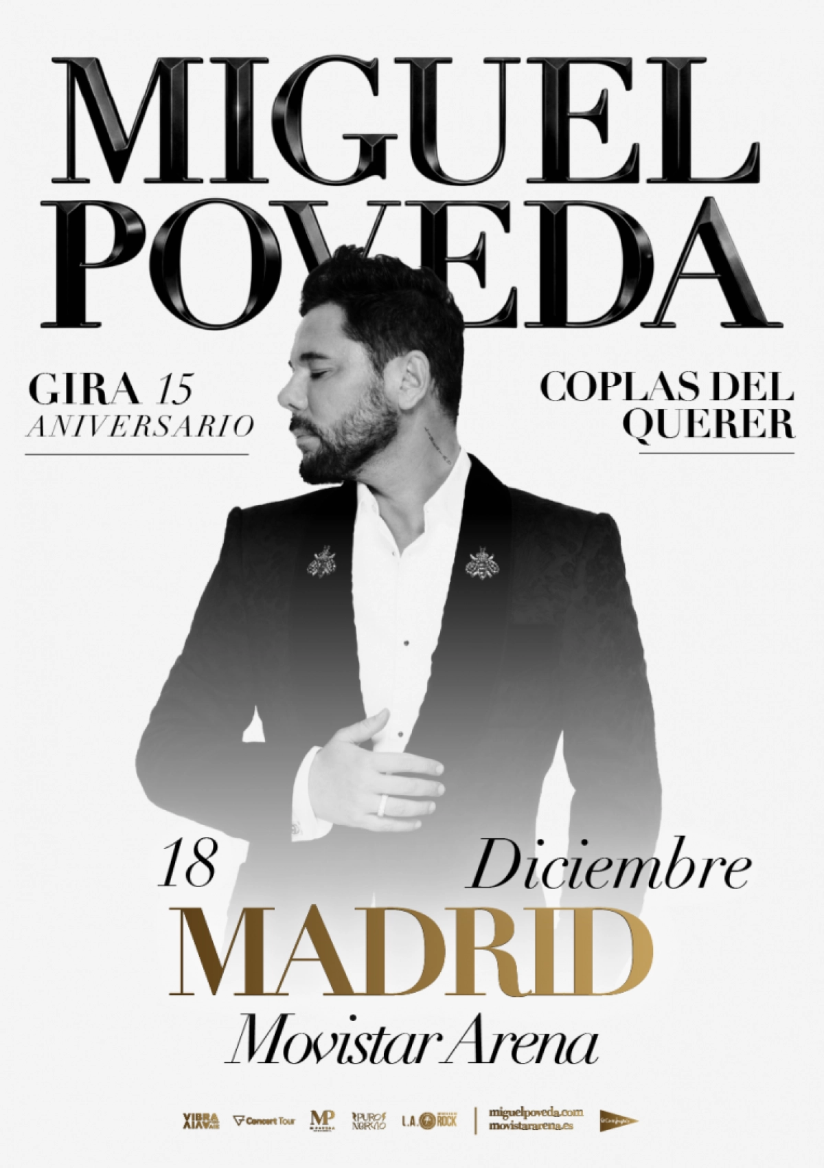 Miguel Poveda al Movistar Arena Madrid Tickets