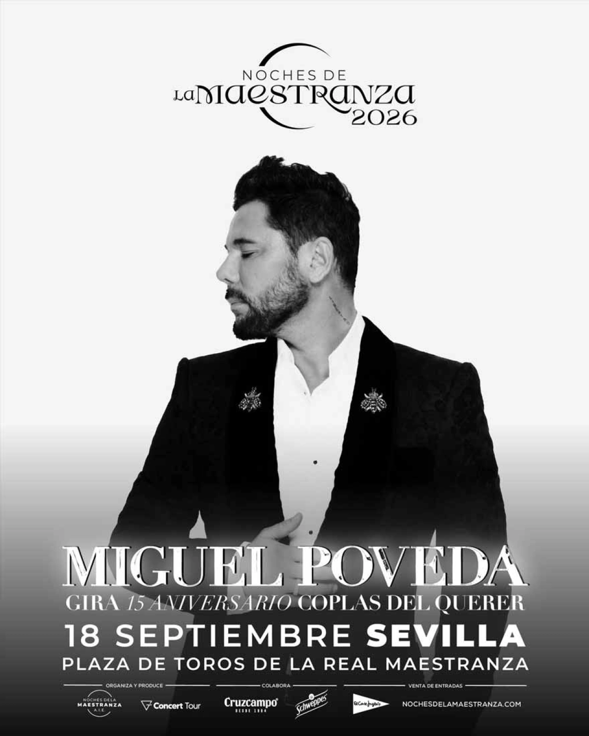 Miguel Poveda en Plaza de Toros de la Maestranza Tickets