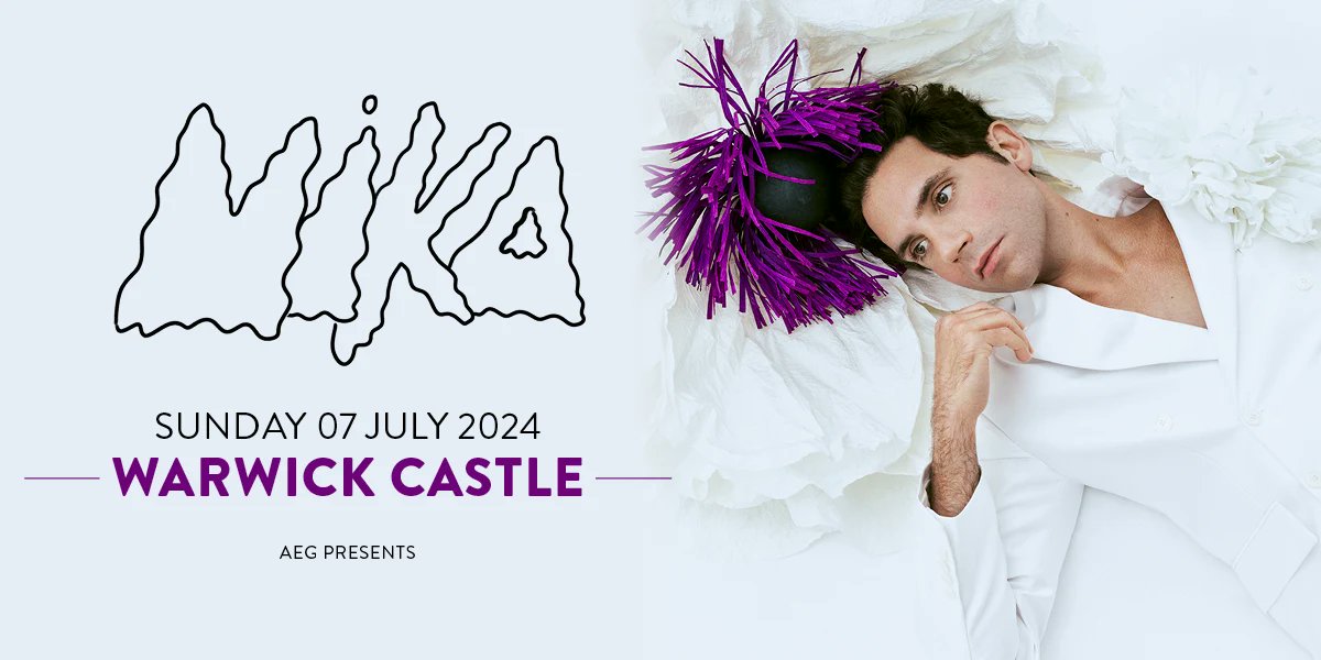 Mika at Warwick Castle Tickets