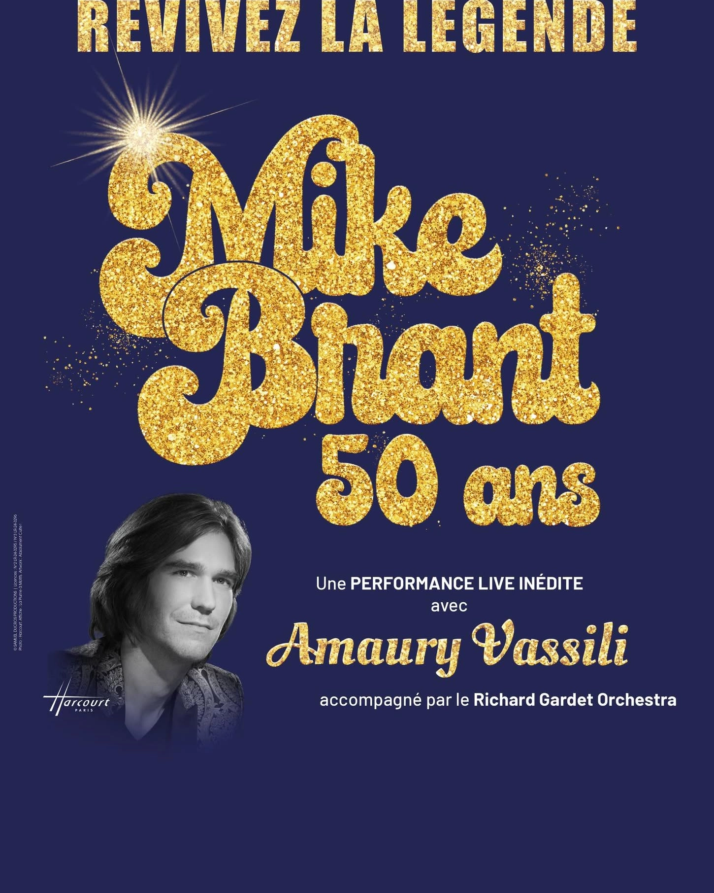 Mike Brant 50 ans avec Amaury Vassili at Le Minotaure Vendome Tickets