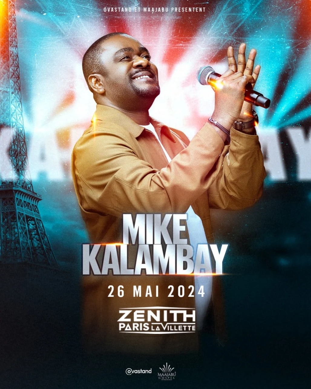 Mike Kalambay in der Zenith Paris Tickets