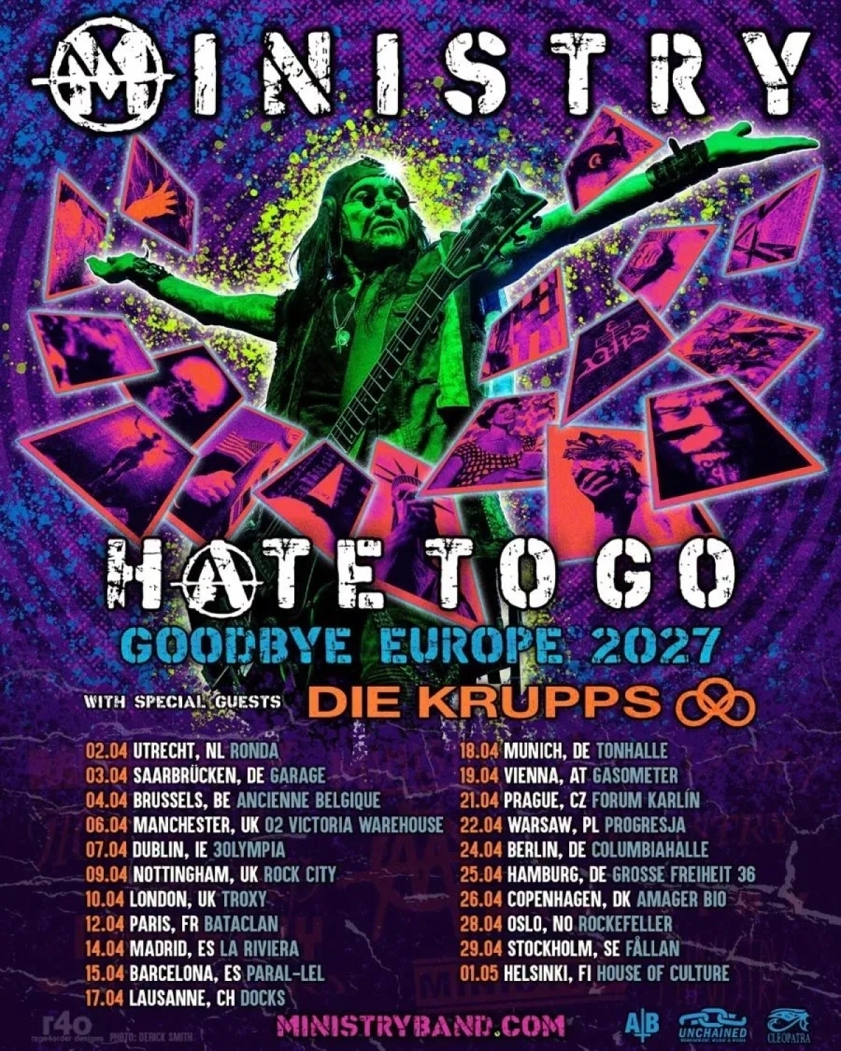 Ministry at Paral-lel 62 Tickets