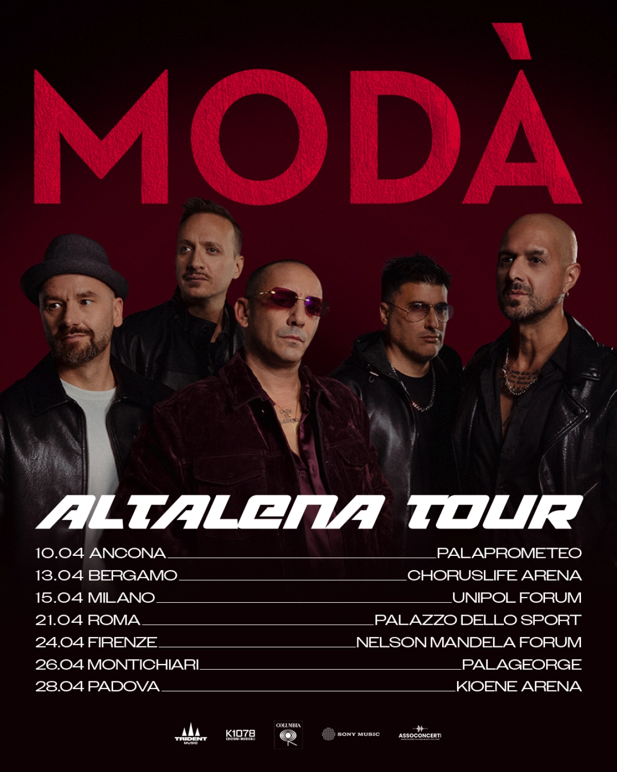 Billets Modà (Mandela Forum - Florence)