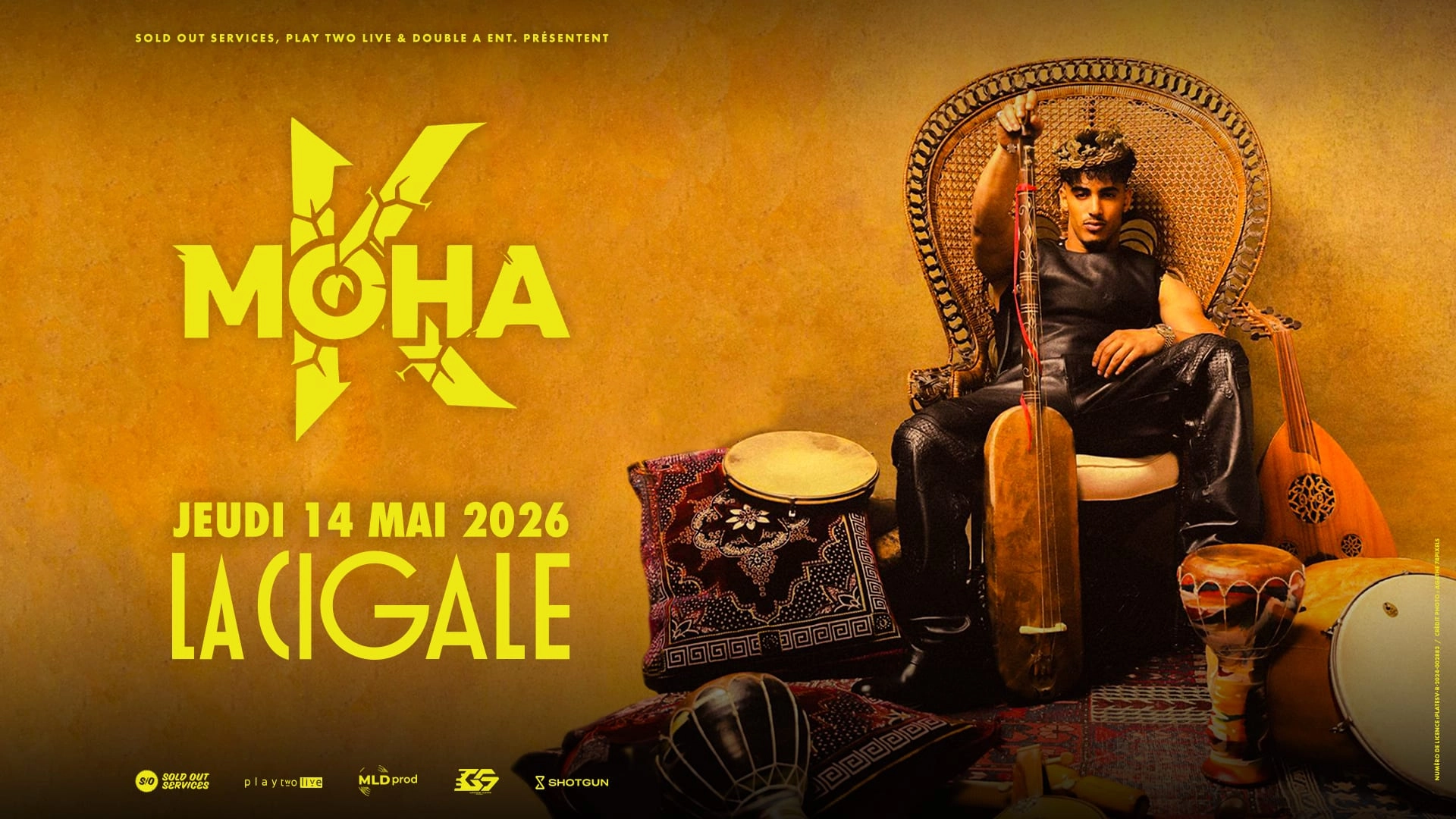 Billets Moha K (La Cigale - Paris)