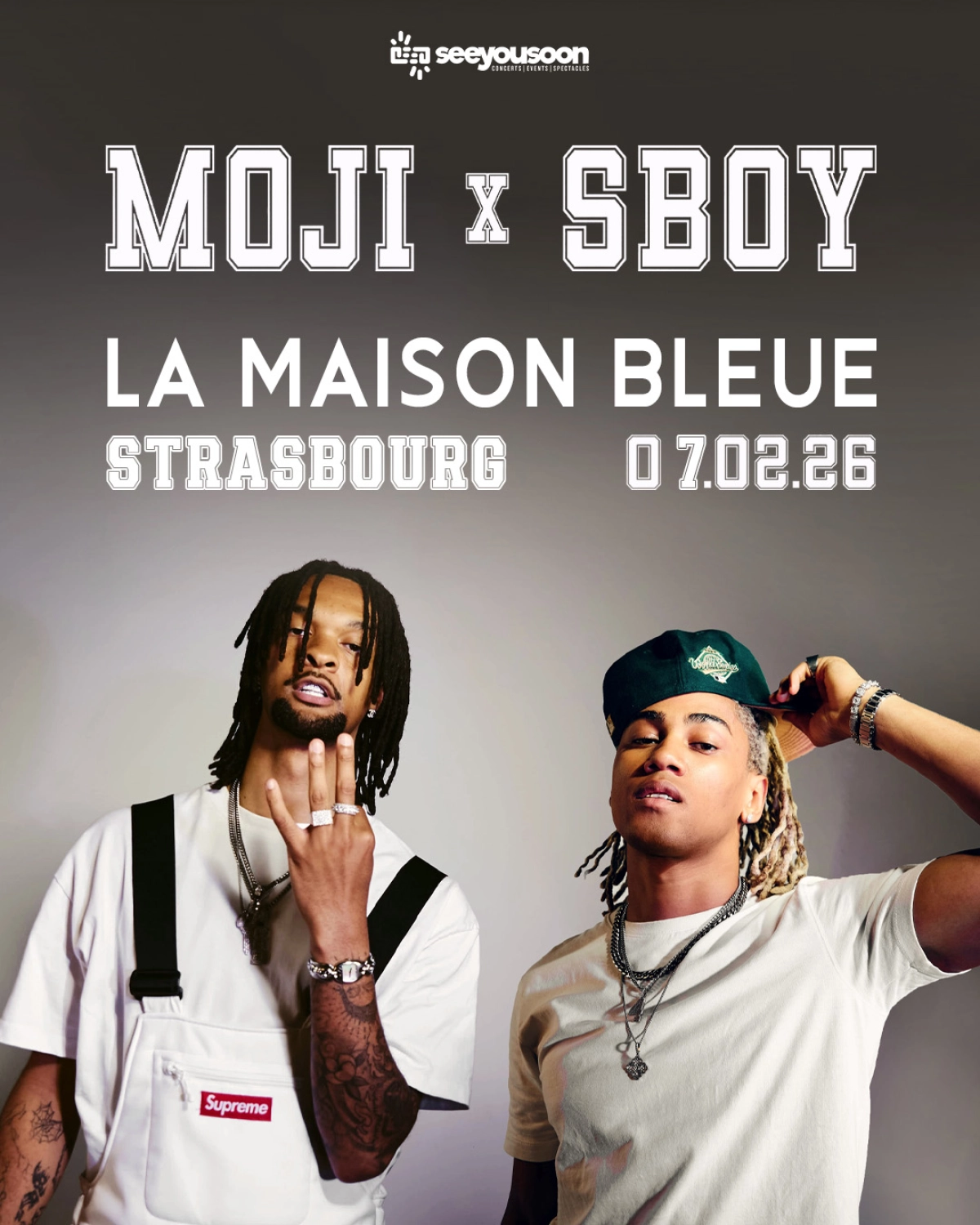 Billets Moji x Sboy (La Maison Bleue - Strasbourg)