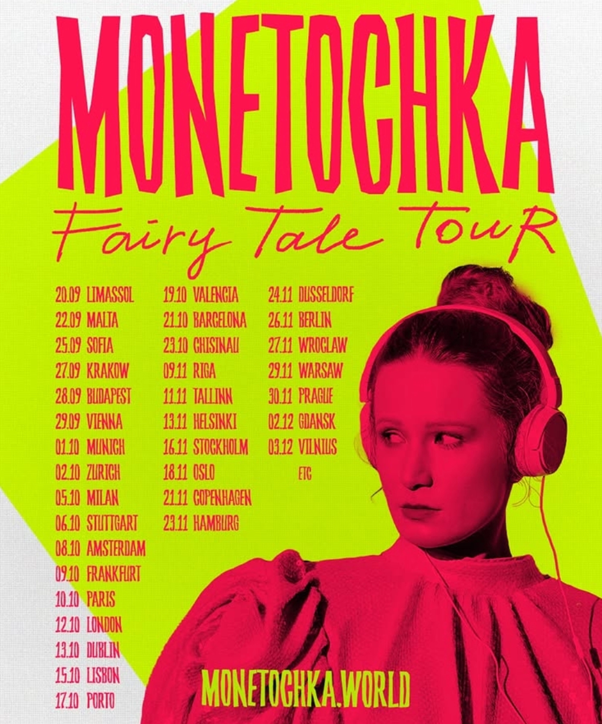 Billets Monetochka (Uber Eats Music Hall - Berlin)