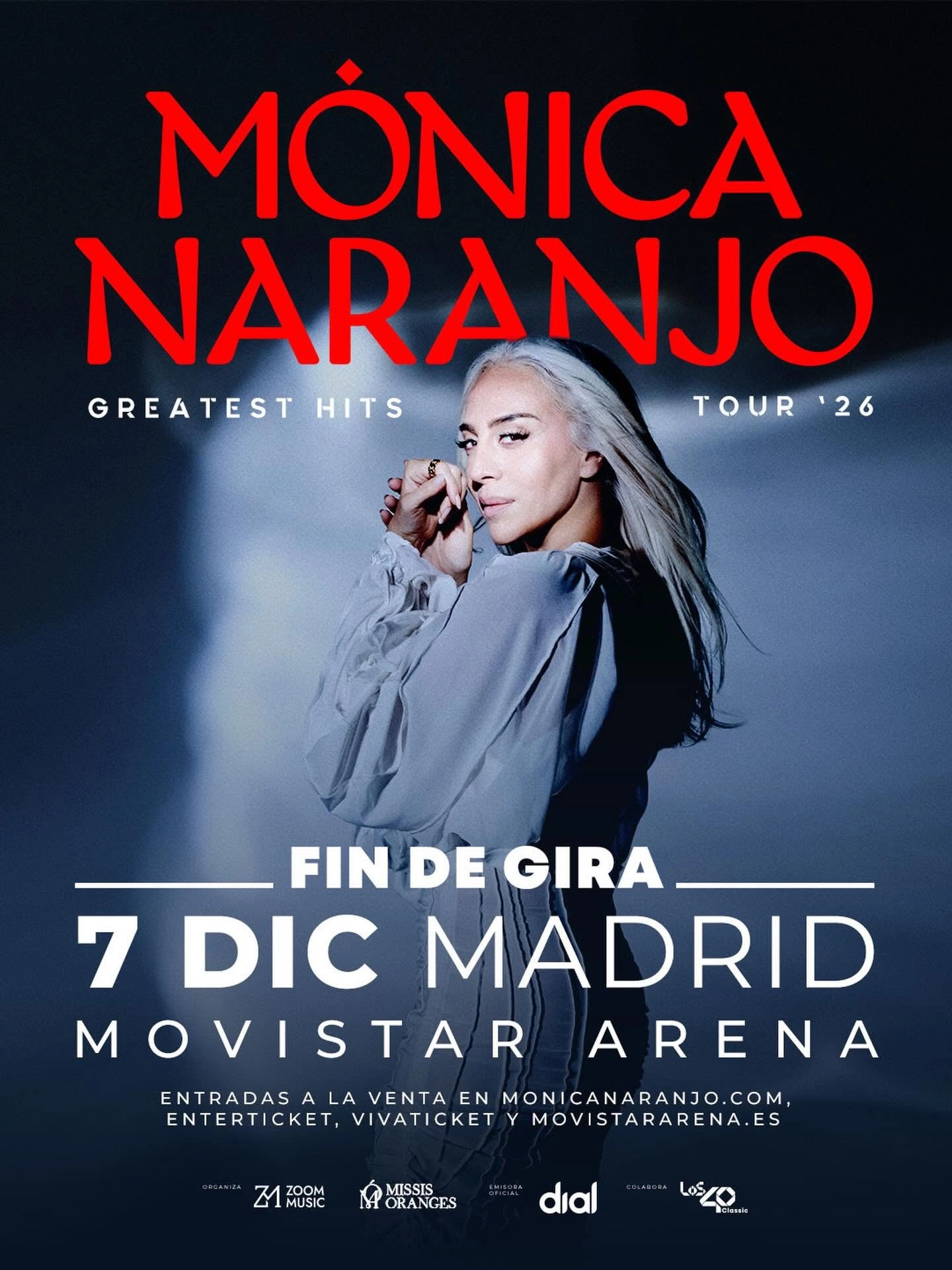 Monica Naranjo en Movistar Arena Madrid Tickets