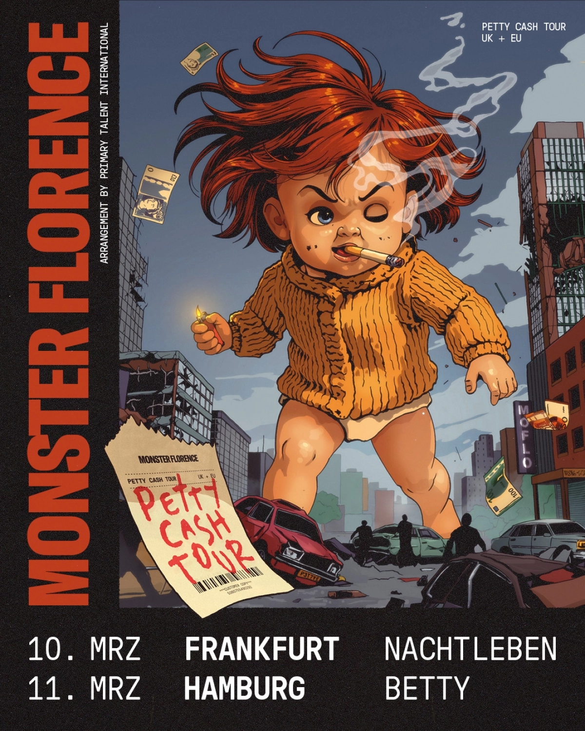 Billets Monster Florence (Nachtleben Frankfurt - Francfort)
