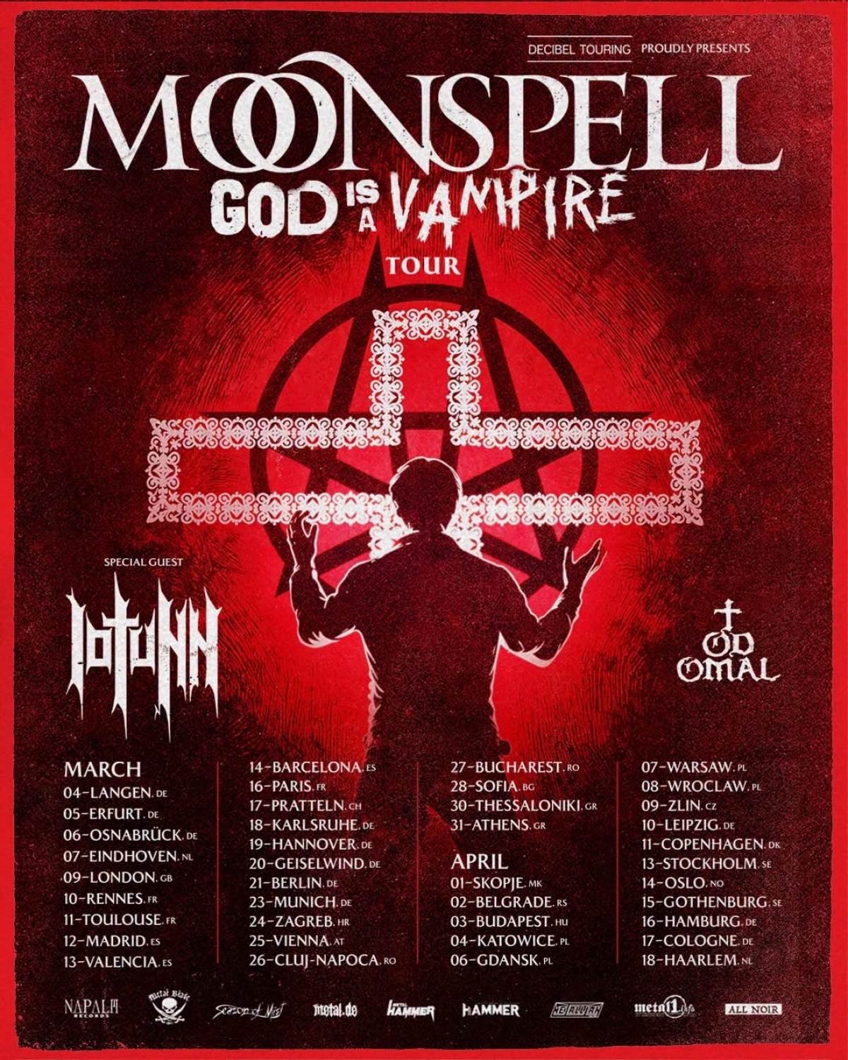 Moonspell at Gruenspan Tickets