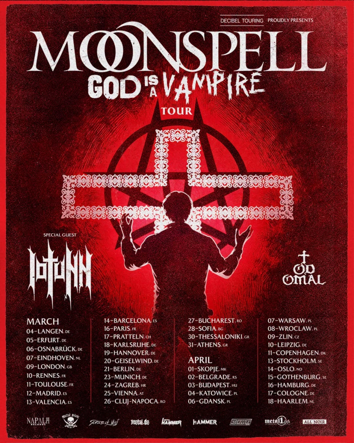 Moonspell at Razzmatazz Tickets
