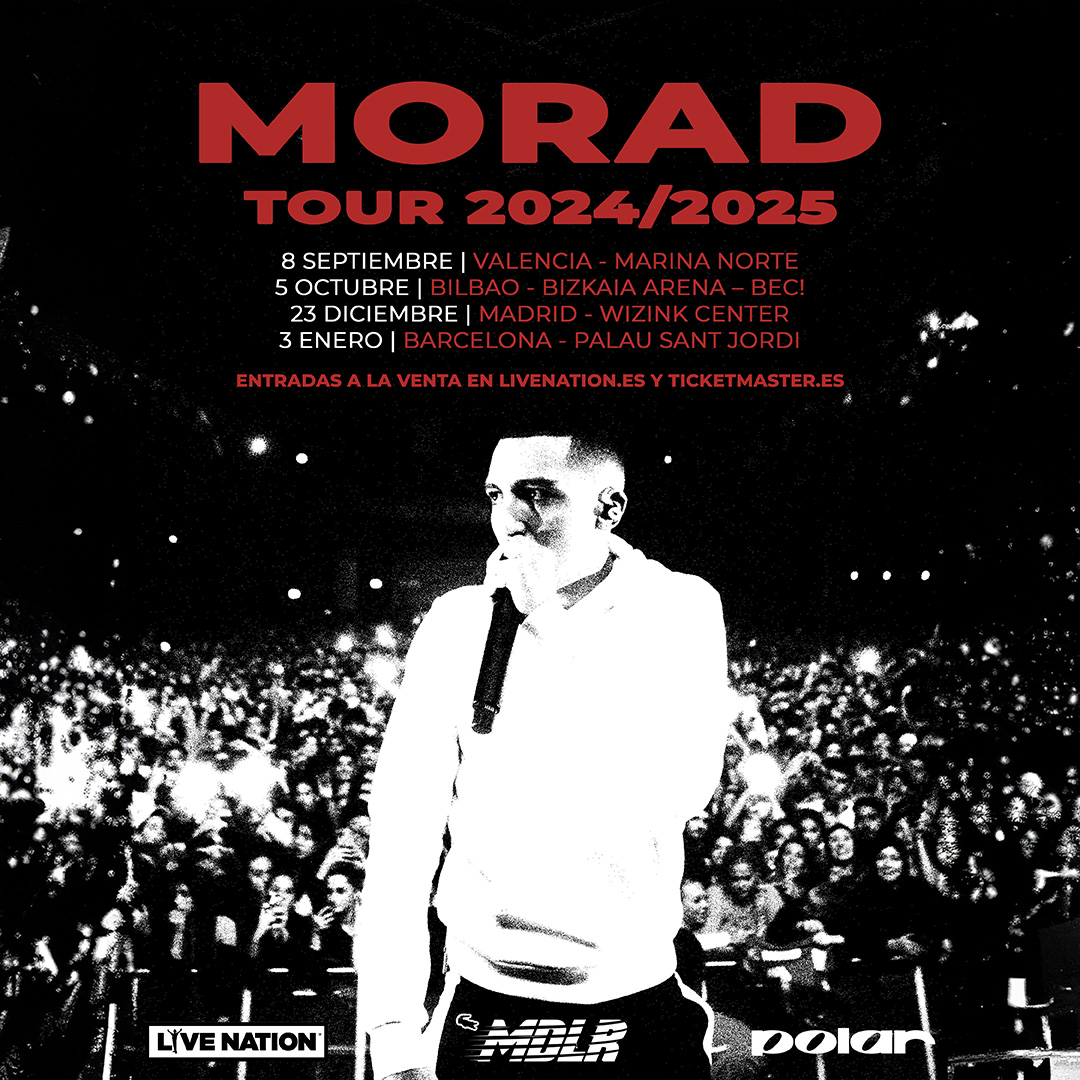 Morad en Bizkaia Arena Tickets