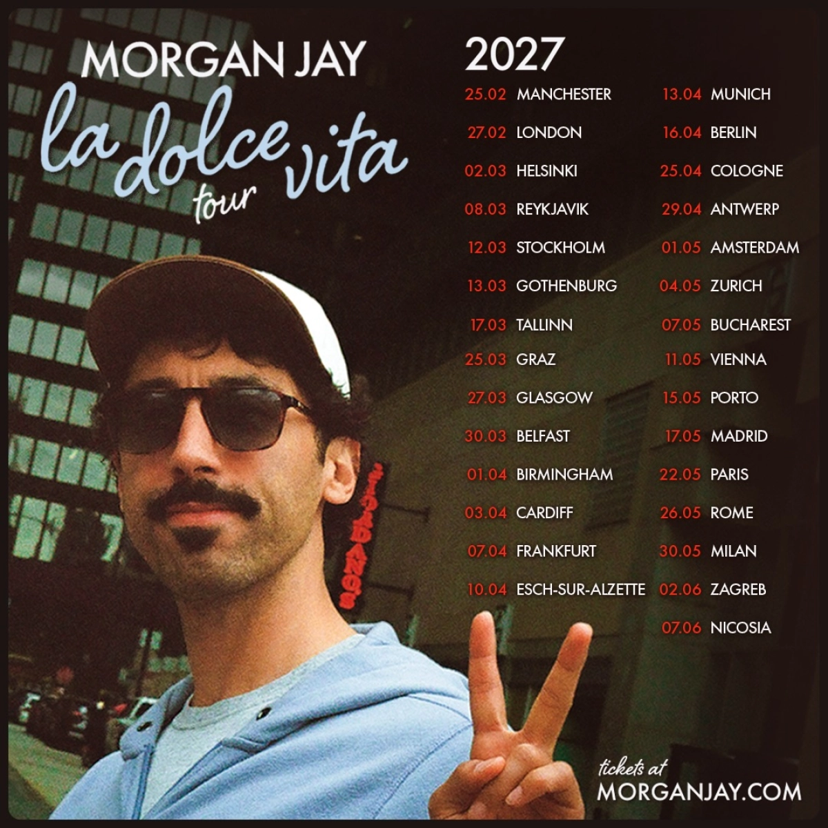 Morgan Jay at Tempodrom Tickets