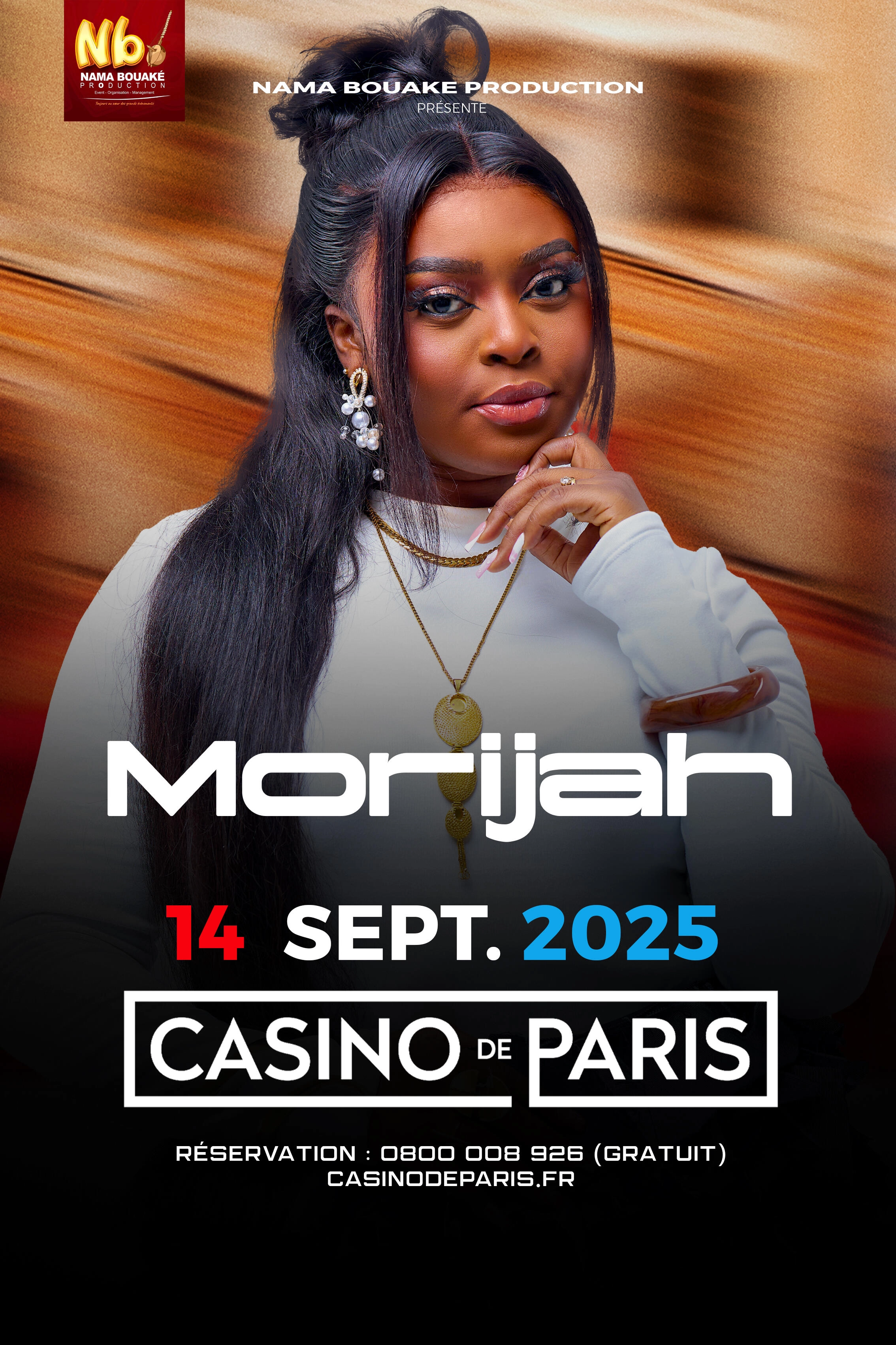 Billets Morijah (Casino de Paris - Paris)
