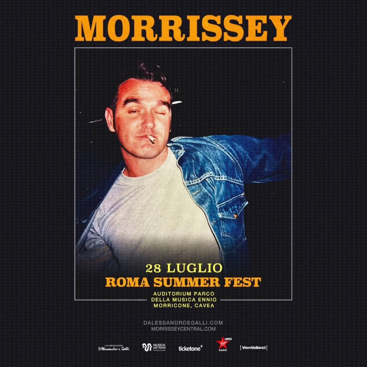 Morrissey en Cavea Auditorium Parco della Musica Tickets