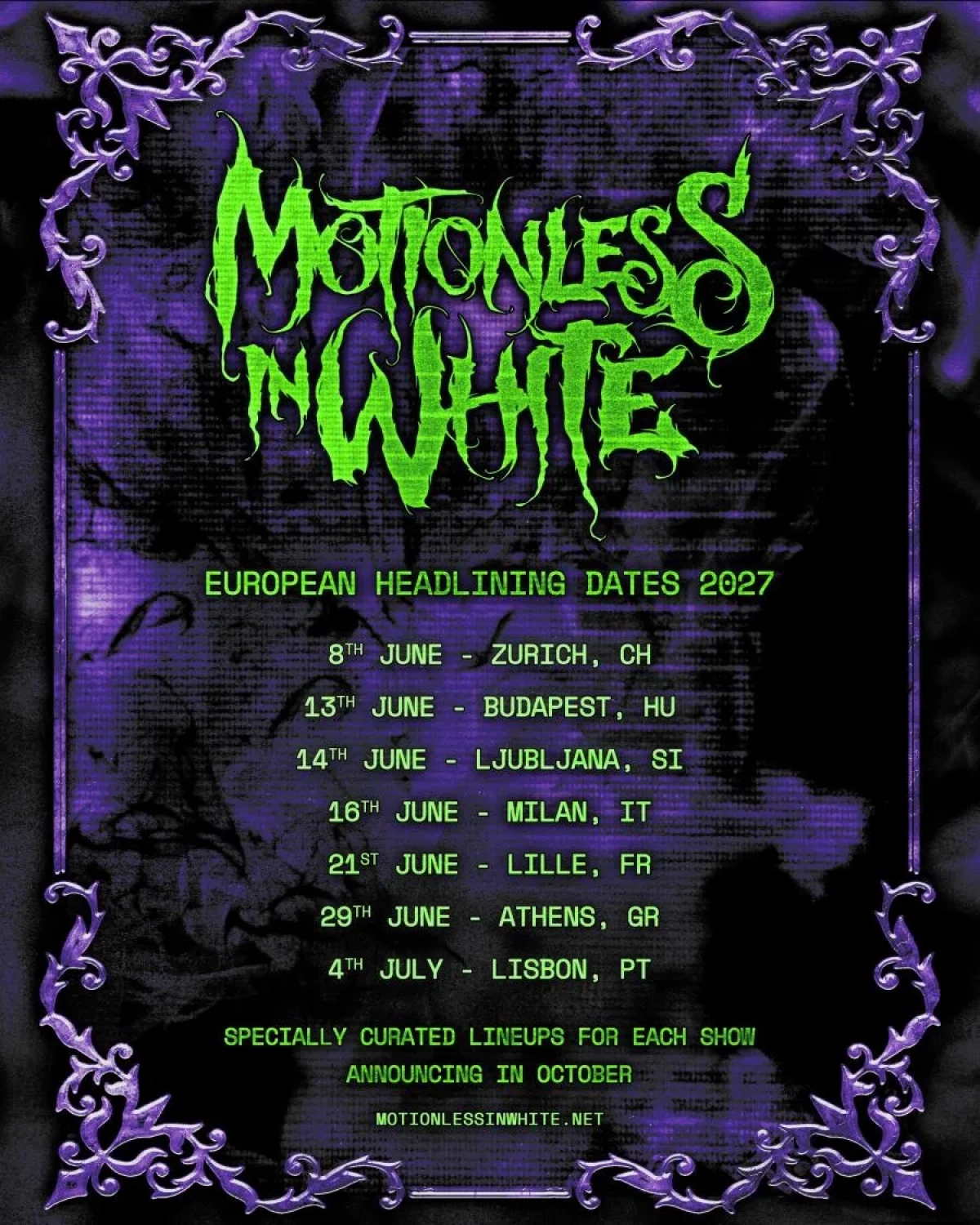 Motionless In White al Carroponte Tickets