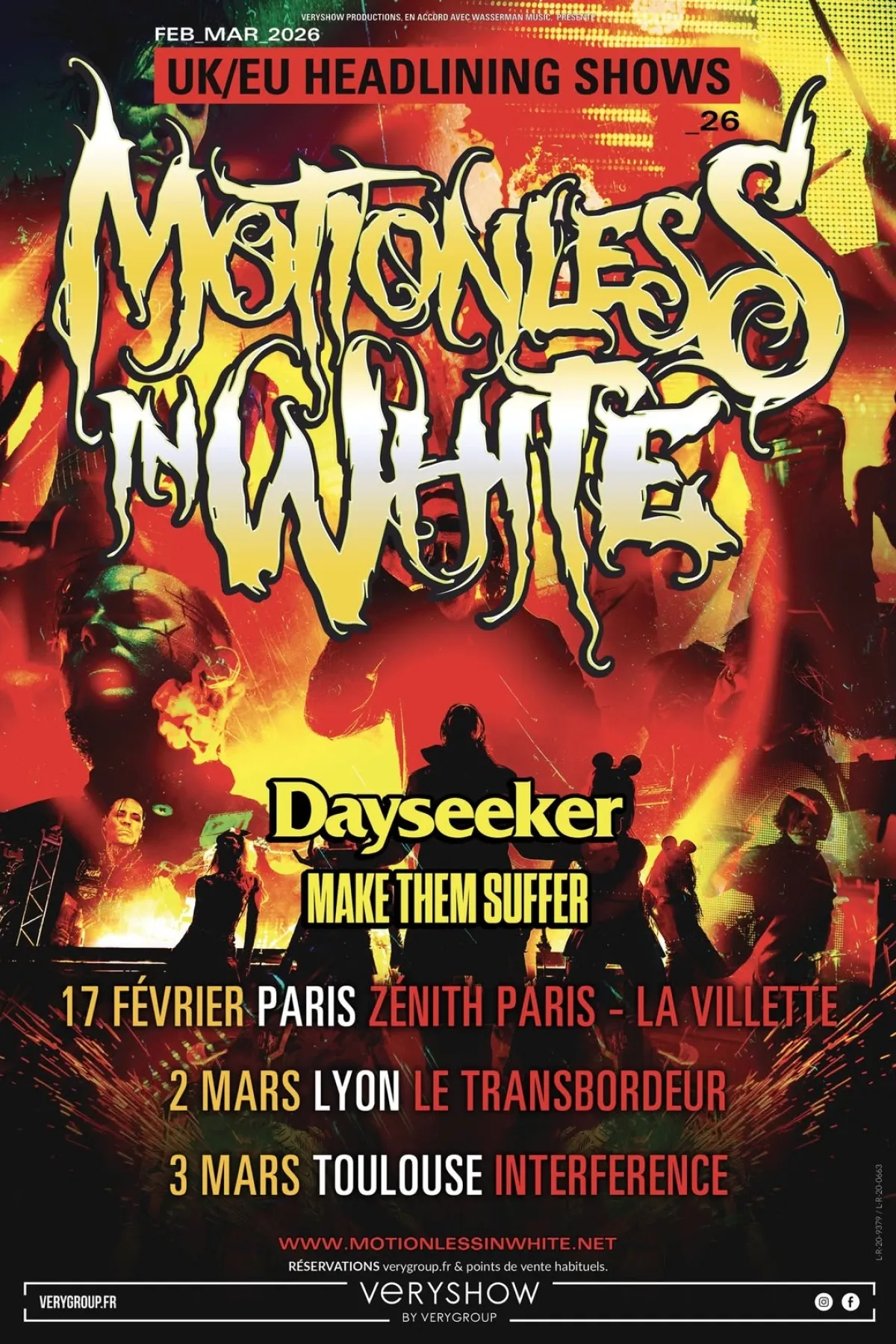 Motionless In White at Interference Tickets