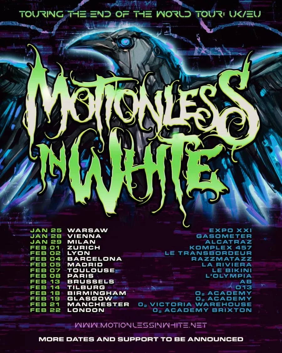 Motionless In White at O2 Academy Birmingham Tickets