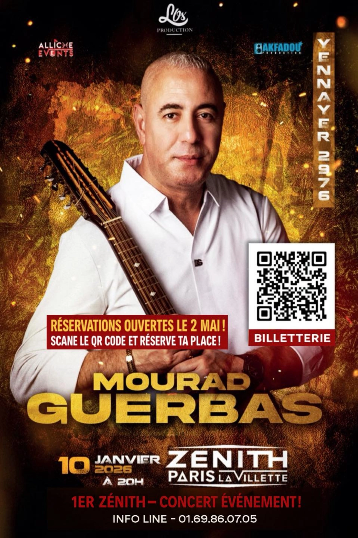 Billets Mourad Guerbas (Zenith Paris - Paris)