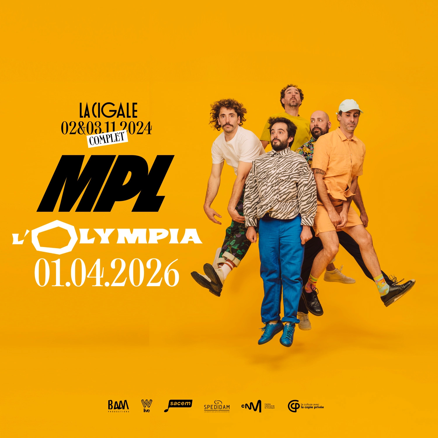 Billets MPL (Olympia - Paris)