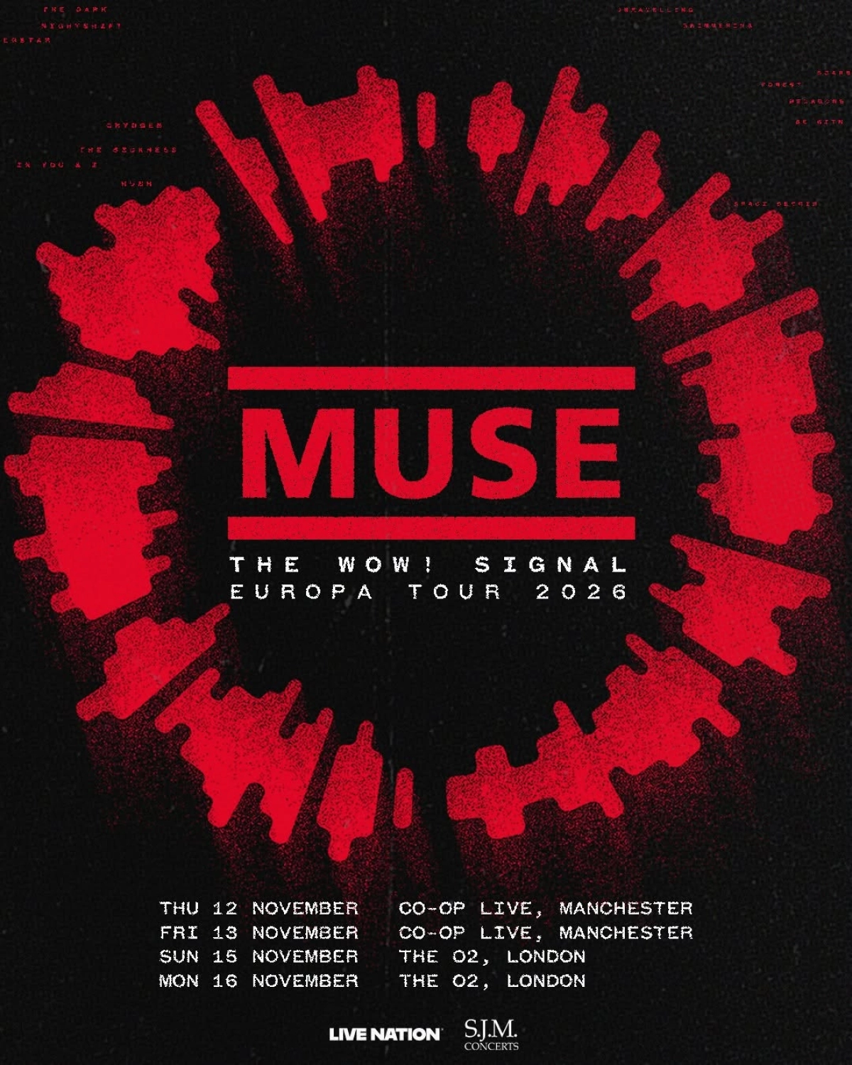 Muse at Co-op Live Tickets