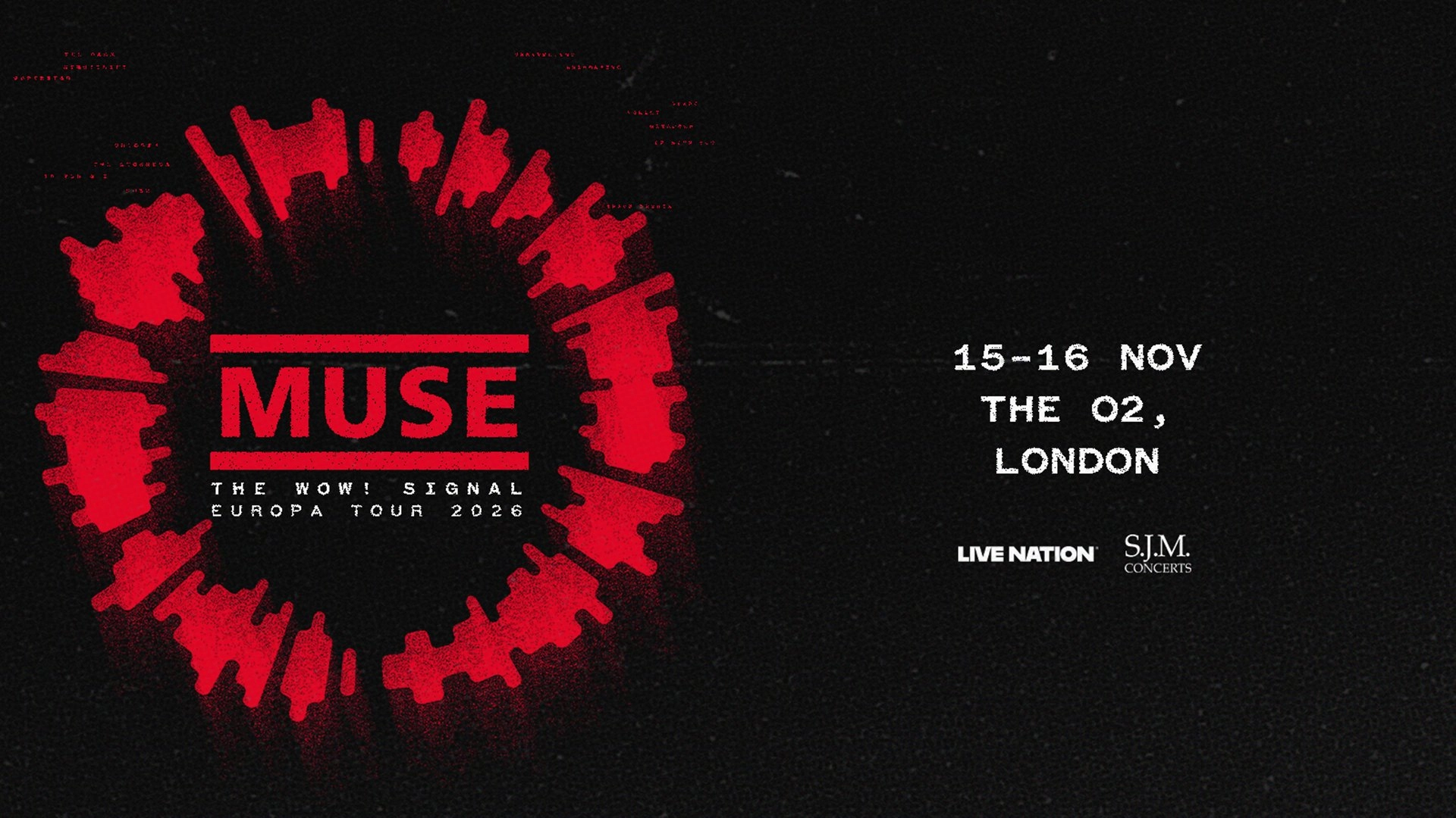 Billets Muse (O2 Arena - Londres)