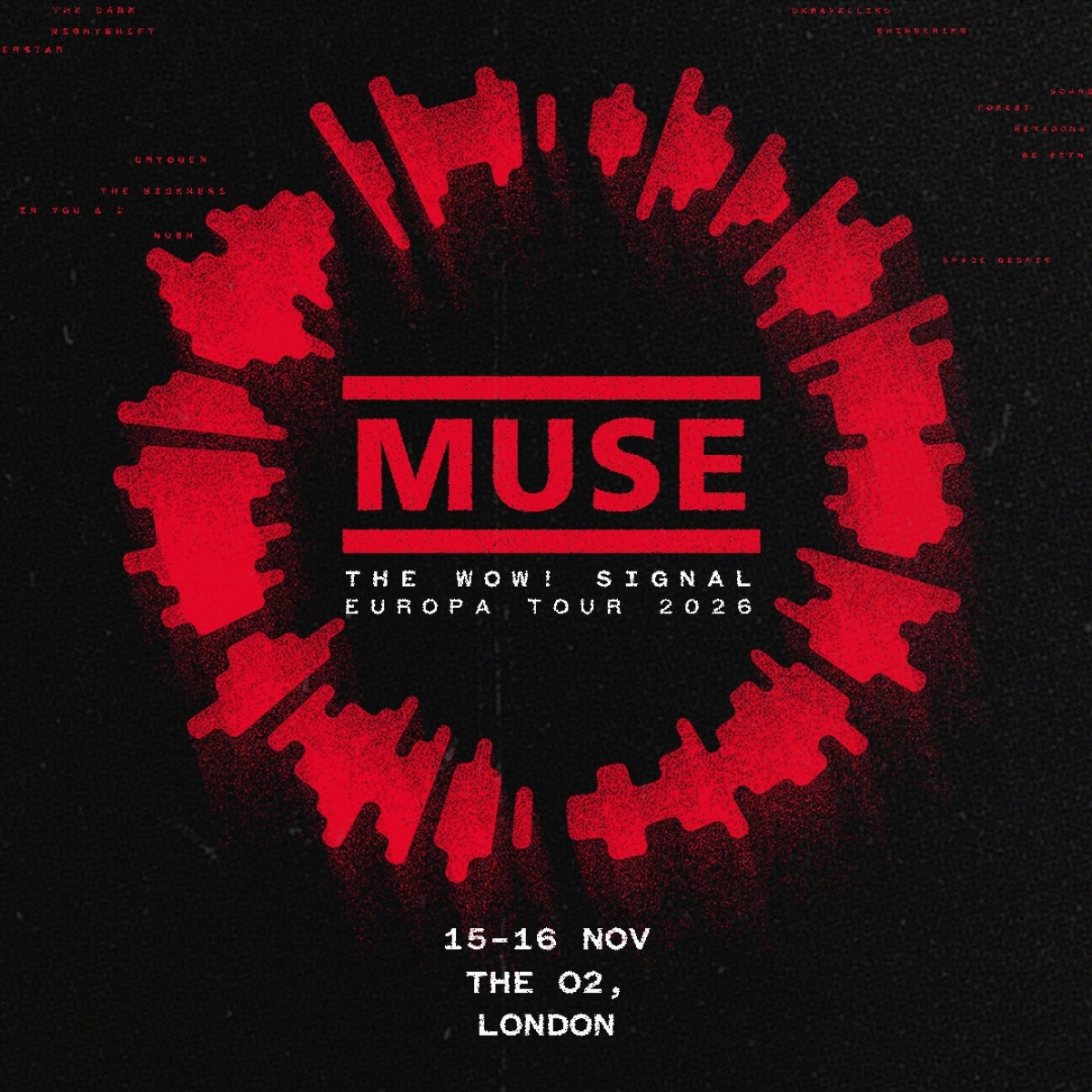 Muse al The O2 Arena Tickets