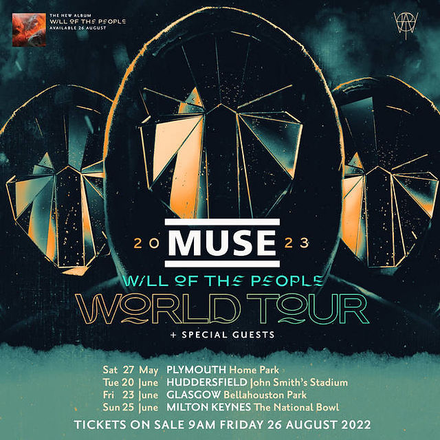 Billets Muse - Royal Blood (Bellahouston Park - Glasgow)